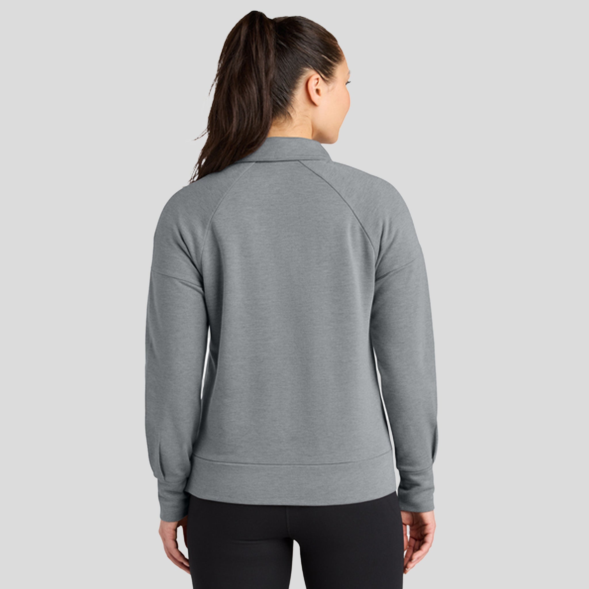 Womenβs Luuma 1/2-Zip | Petrol Grey Heather
