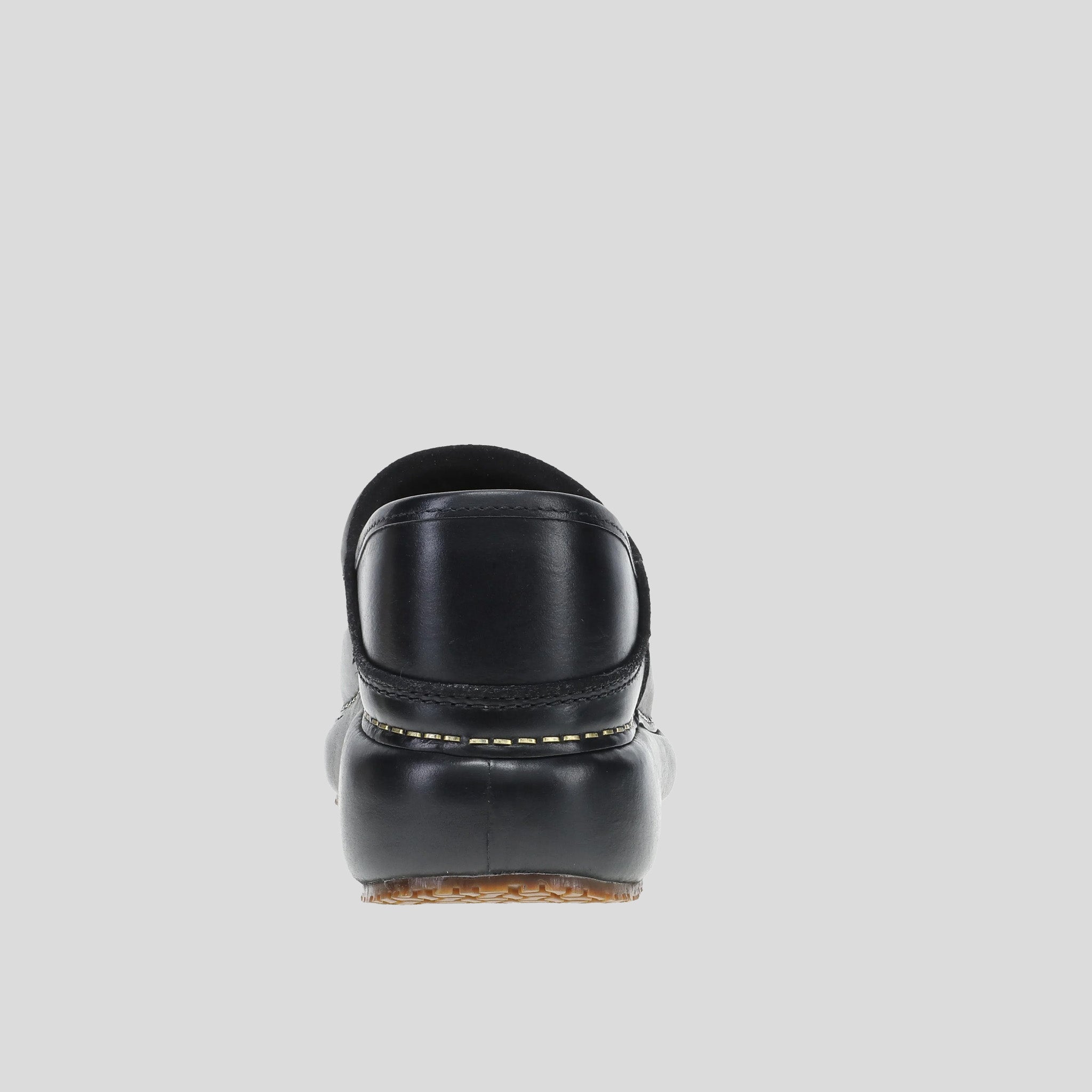 Platform Pro Clog | Black Burnished Nubuck